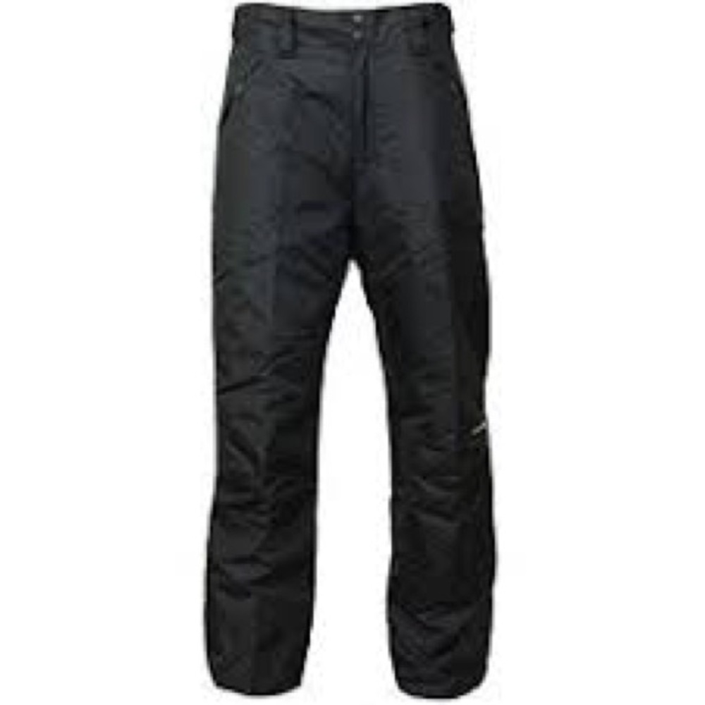 Kids Black Insulated Ski Pants